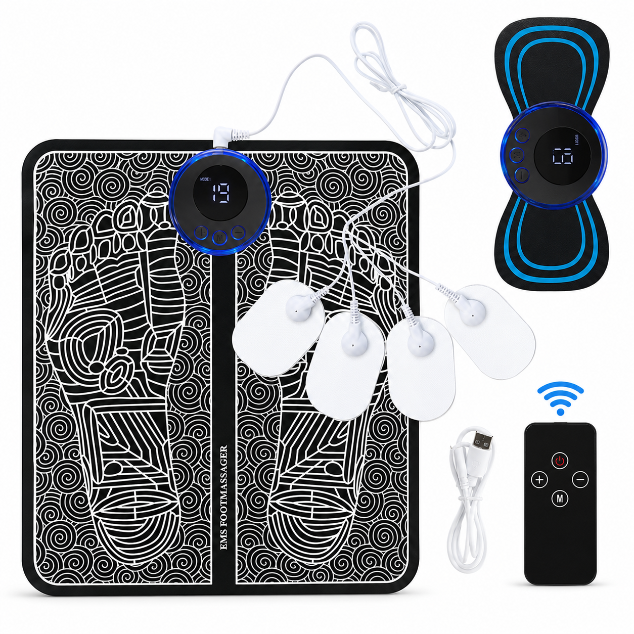 EaseMyFeet™ EMS Foot Massager — Relief for Neuropathy, Circulation & Tired Feet